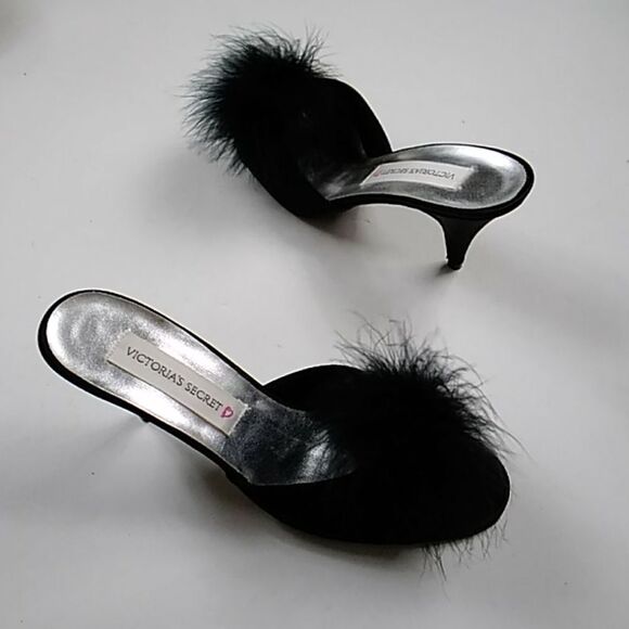 VTG VICTORIAS SECRET HEELS SLIPPERS - Picture 2 of 8